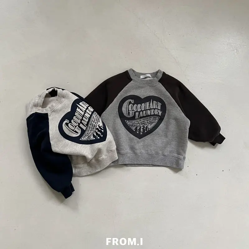 From I - Korean Children Fashion - #prettylittlegirls - Heart Sweatshirt - 10