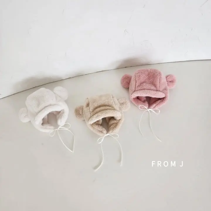 From J - Korean Baby Fashion - #babyoutfit - Ears Fluffy Hat - 7