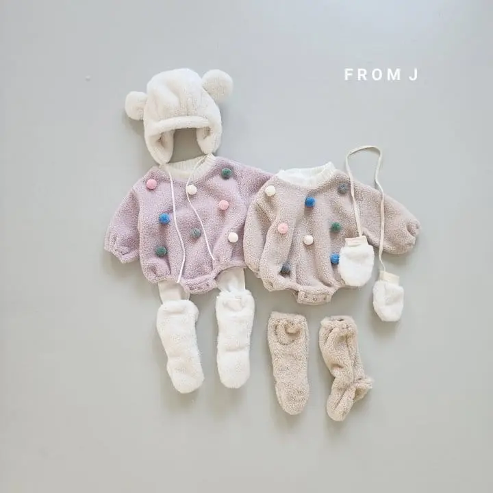 From J - Korean Baby Fashion - #babyoutfit - Ears Fluffy Hat - 8