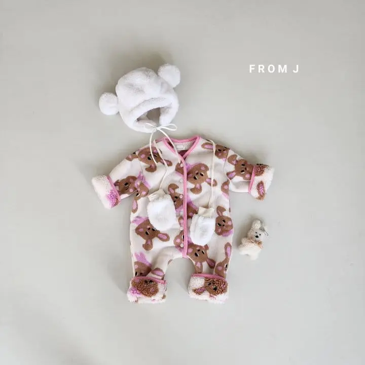 From J - Korean Baby Fashion - #babyoutfit - Bbogle Dumble Bodysuit - 4