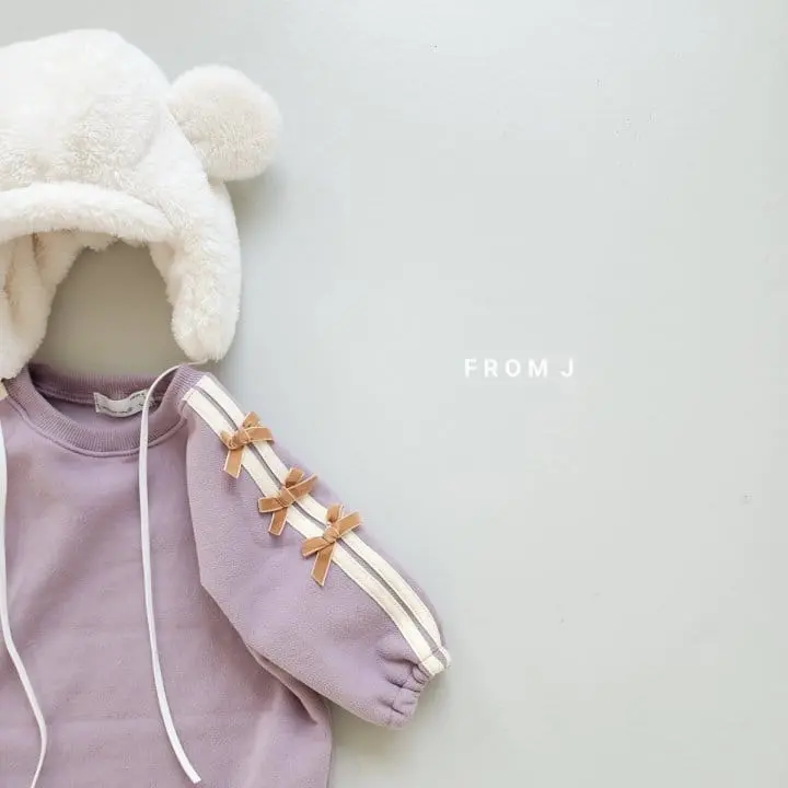 From J - Korean Baby Fashion - #babywear - Mini Ribbon Fleece Bodysuit - 4