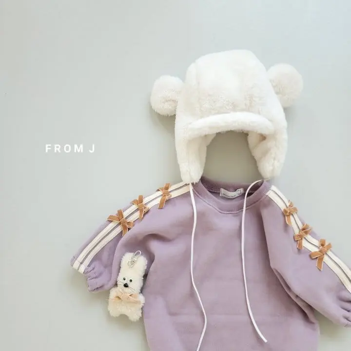 From J - Korean Baby Fashion - #onlinebabyboutique - Ears Fluffy Hat - 10