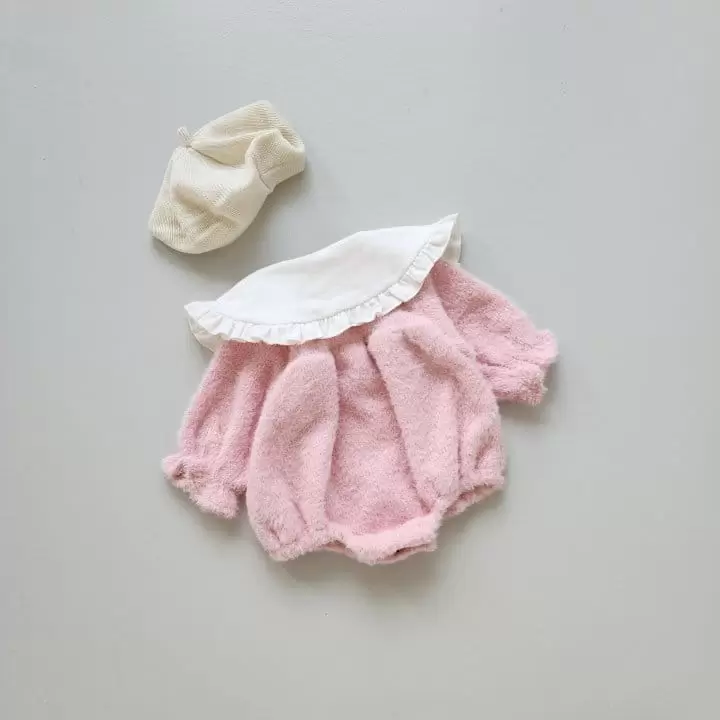 From J - Korean Baby Fashion - #onlinebabyshop - Cozy Collar Bodysuit - 3