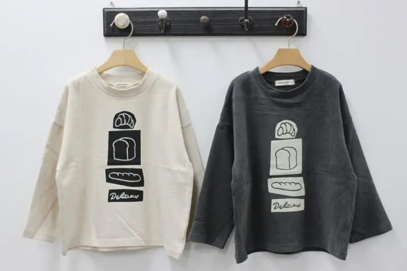 Green Tomato - Korean Children Fashion - #Kfashion4kids - Plain Bread Tee - 9