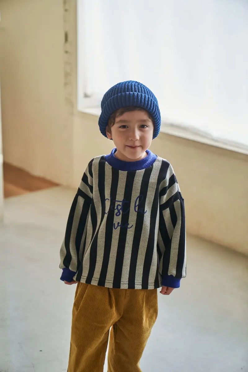 Green Tomato - Korean Children Fashion - #kidzfashiontrend - St Jacquard Tee - 4