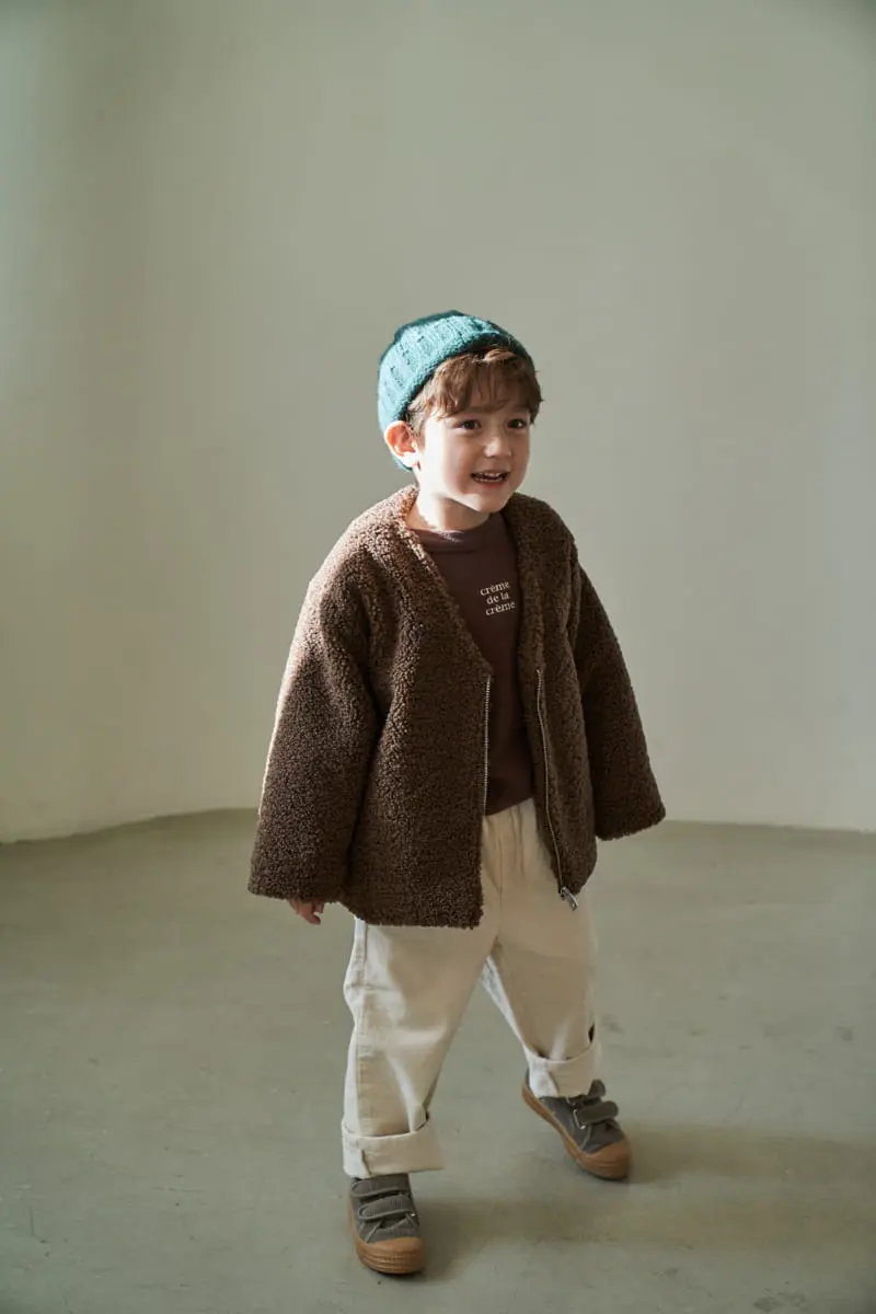 Green Tomato - Korean Children Fashion - #childofig - Rib Straight Pants - 4