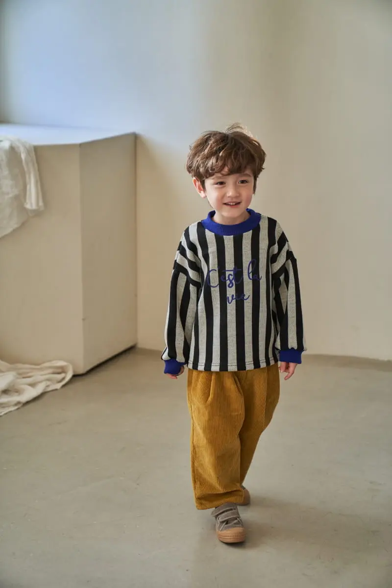 Green Tomato - Korean Children Fashion - #childrensboutique - St Jacquard Tee - 11