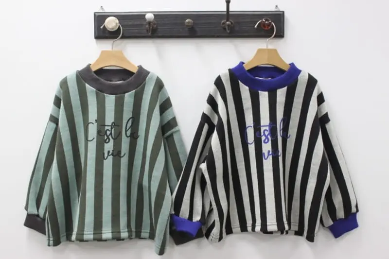 Green Tomato - Korean Children Fashion - #designkidswear - St Jacquard Tee - 12