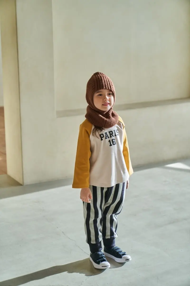 Green Tomato - Korean Children Fashion - #discoveringself - Stripes Jacquard Pants - 5