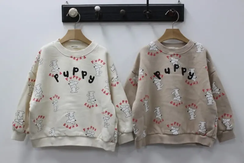 Green Tomato - Korean Children Fashion - #fashionkids - Puppy Top Bottom Set - 10