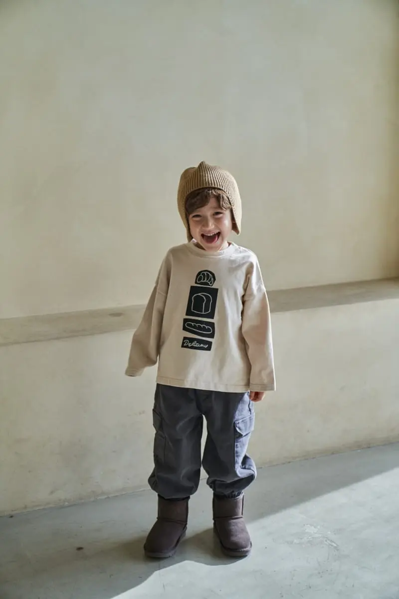 Green Tomato - Korean Children Fashion - #fashionkids - Plain Bread Tee - 5
