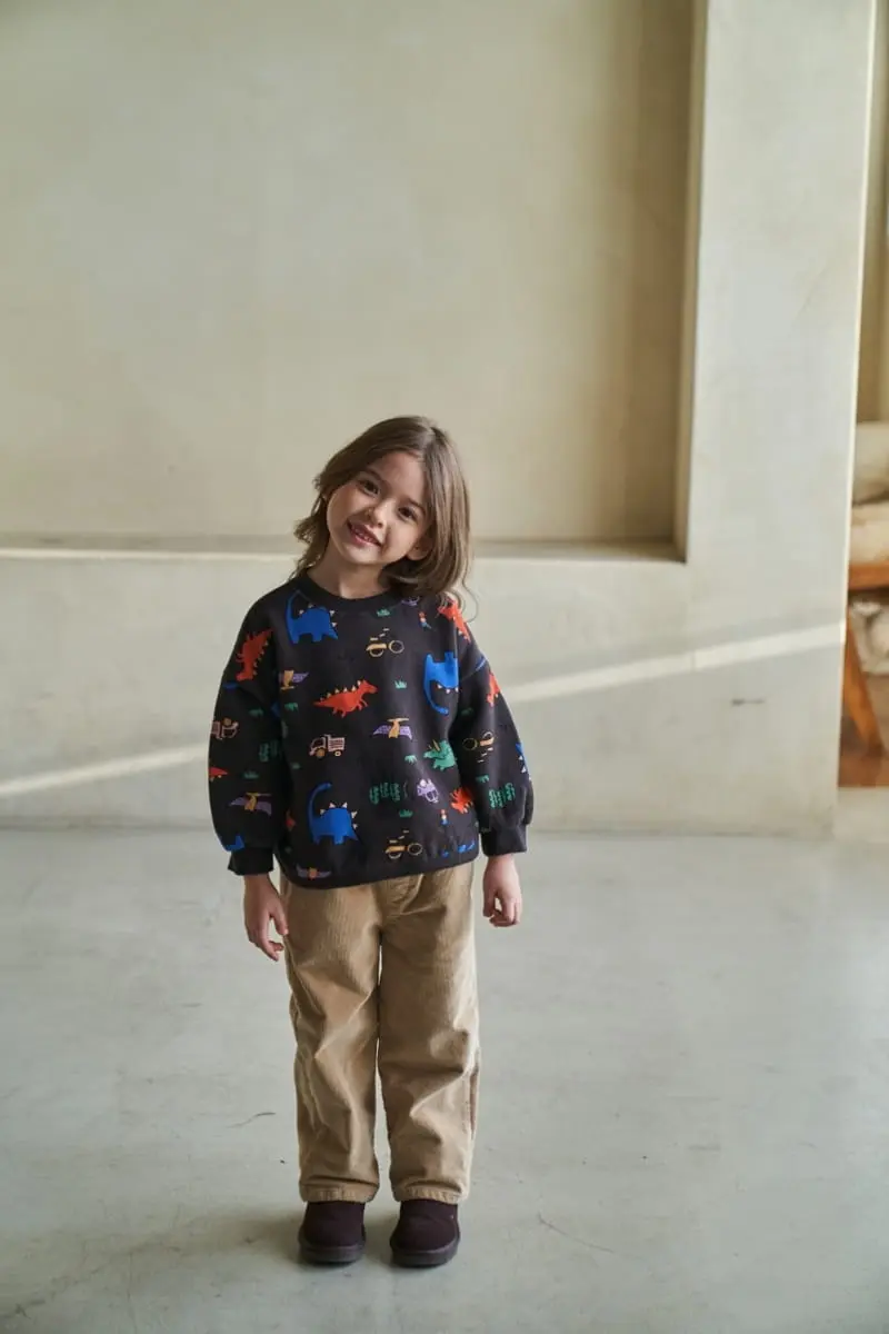 Green Tomato - Korean Children Fashion - #fashionkids - Dino Tee - 3