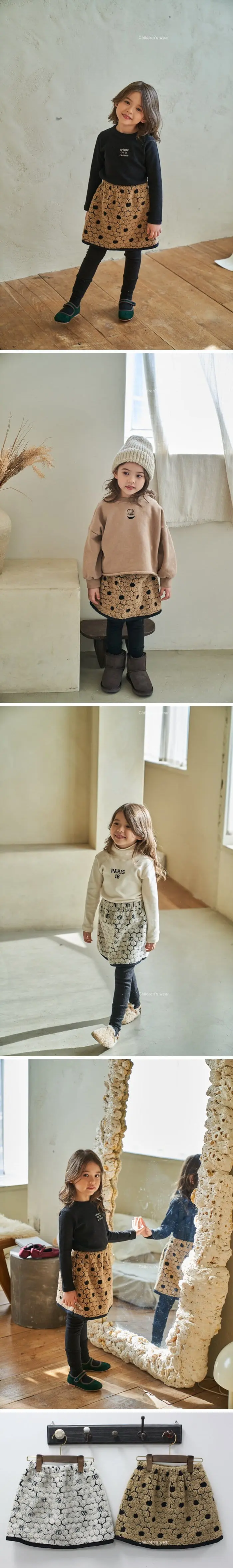 Green Tomato - Korean Children Fashion - #fashionkids - Flower Skirt