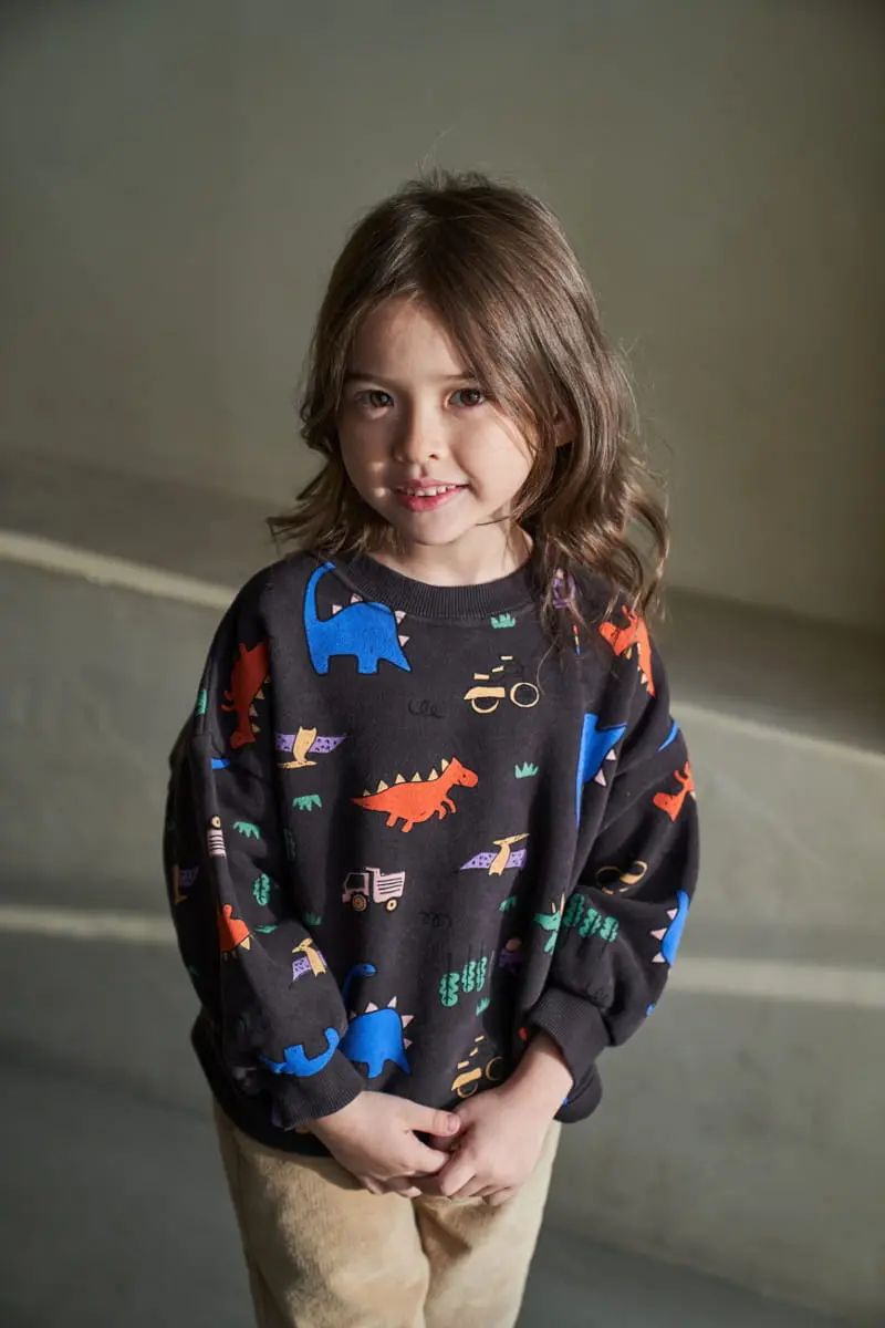 Green Tomato - Korean Children Fashion - #fashionkids - Dino Tee - 4