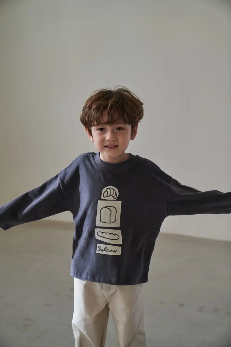 Green Tomato - Korean Children Fashion - #kidsstore - Plain Bread Tee - 7