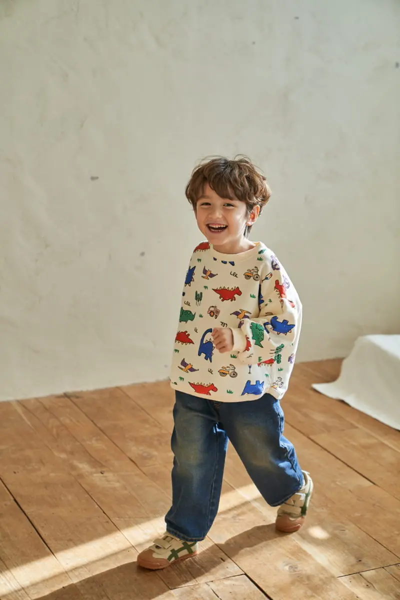 Green Tomato - Korean Children Fashion - #kidsstore - Dino Tee - 5