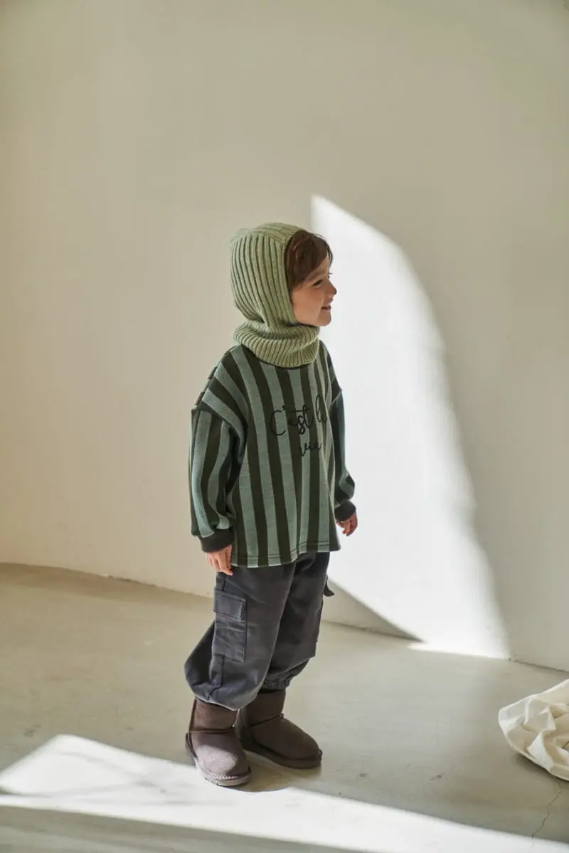 Green Tomato - Korean Children Fashion - #kidsstore - St Jacquard Tee - 2