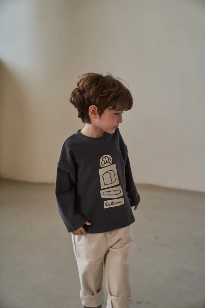 Green Tomato - Korean Children Fashion - #kidzfashiontrend - Plain Bread Tee - 8