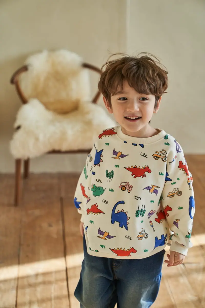 Green Tomato - Korean Children Fashion - #kidzfashiontrend - Dino Tee - 6