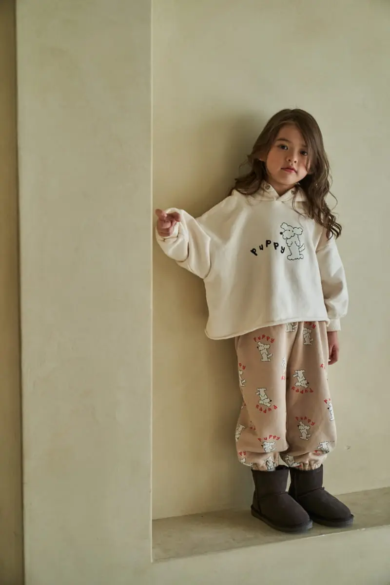 Green Tomato - Korean Children Fashion - #kidzfashiontrend - Puppy Hoody Tee - 5