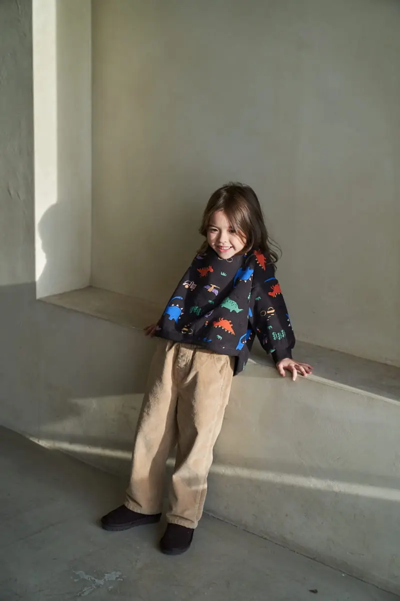 Green Tomato - Korean Children Fashion - #littlefashionista - Dino Tee - 8