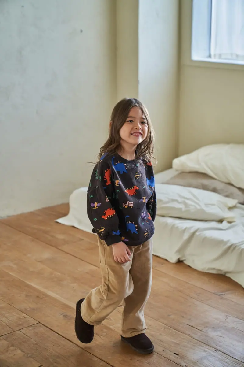 Green Tomato - Korean Children Fashion - #magicofchildhood - Dino Tee - 9