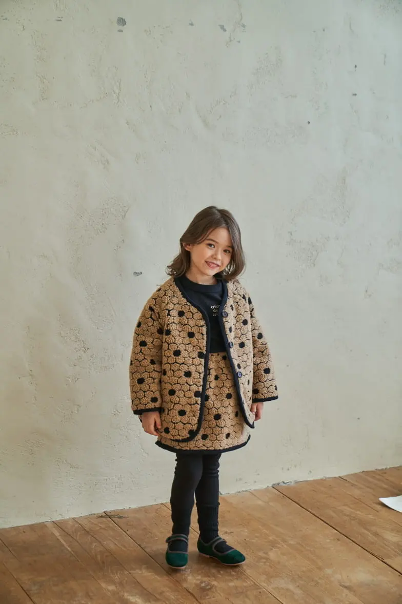 Green Tomato - Korean Children Fashion - #minifashionista - Cream Tee - 2