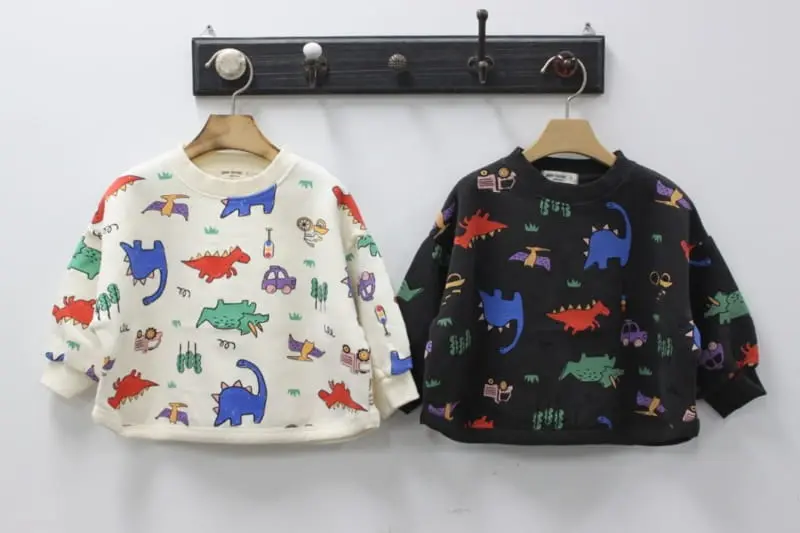 Green Tomato - Korean Children Fashion - #minifashionista - Dino Tee - 10