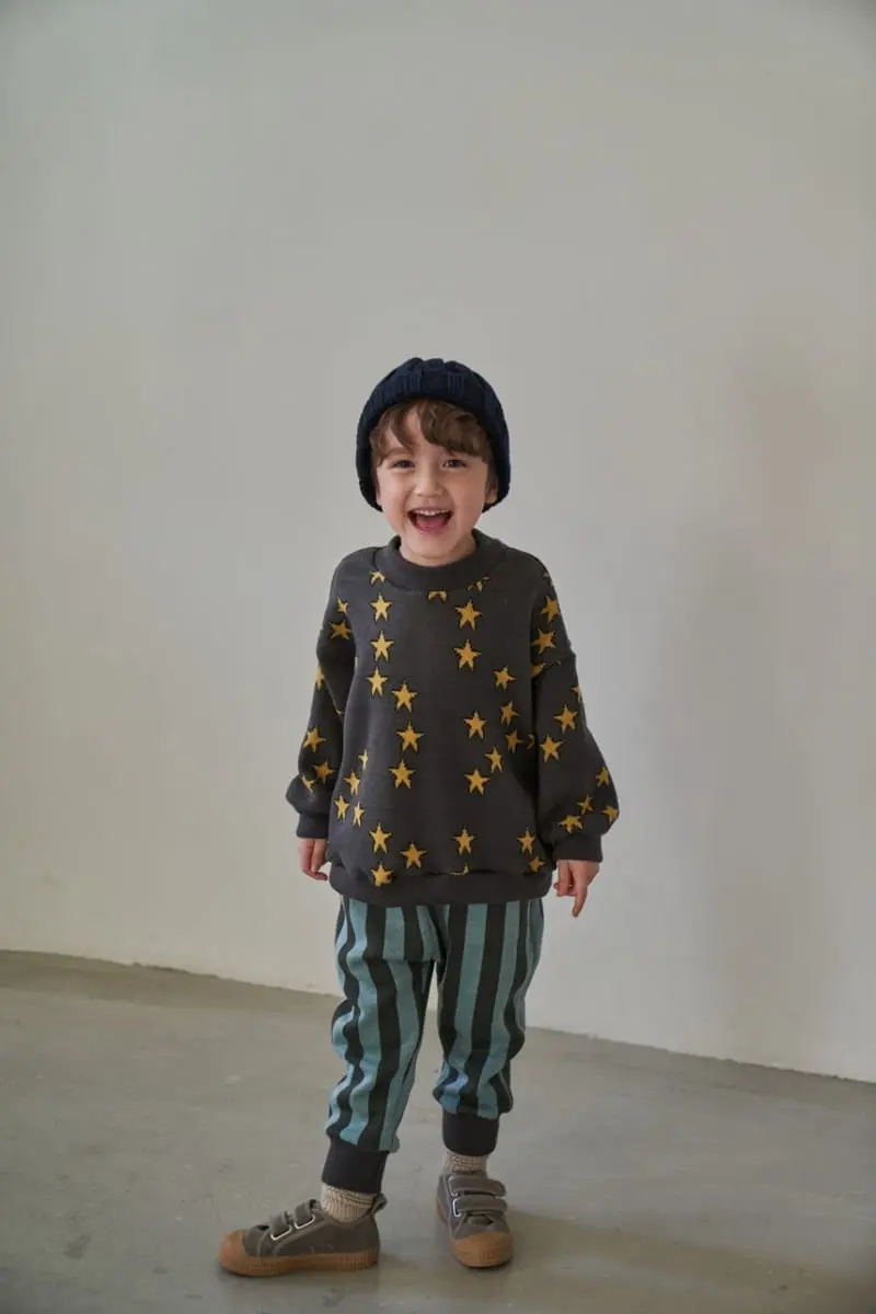 Green Tomato - Korean Children Fashion - #stylishchildhood - Stripes Jacquard Pants