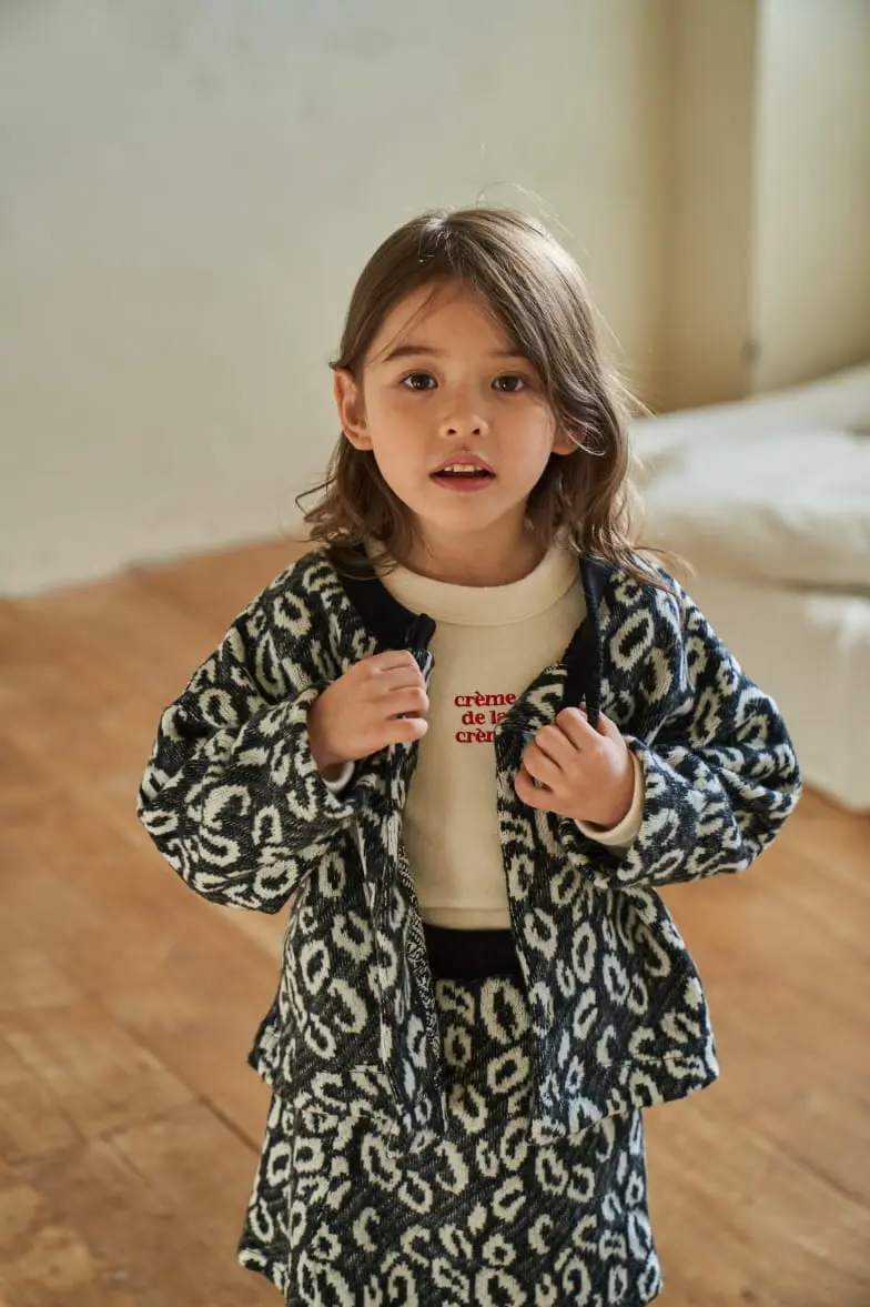 Green Tomato - Korean Children Fashion - #toddlerclothing - Cream Tee - 5