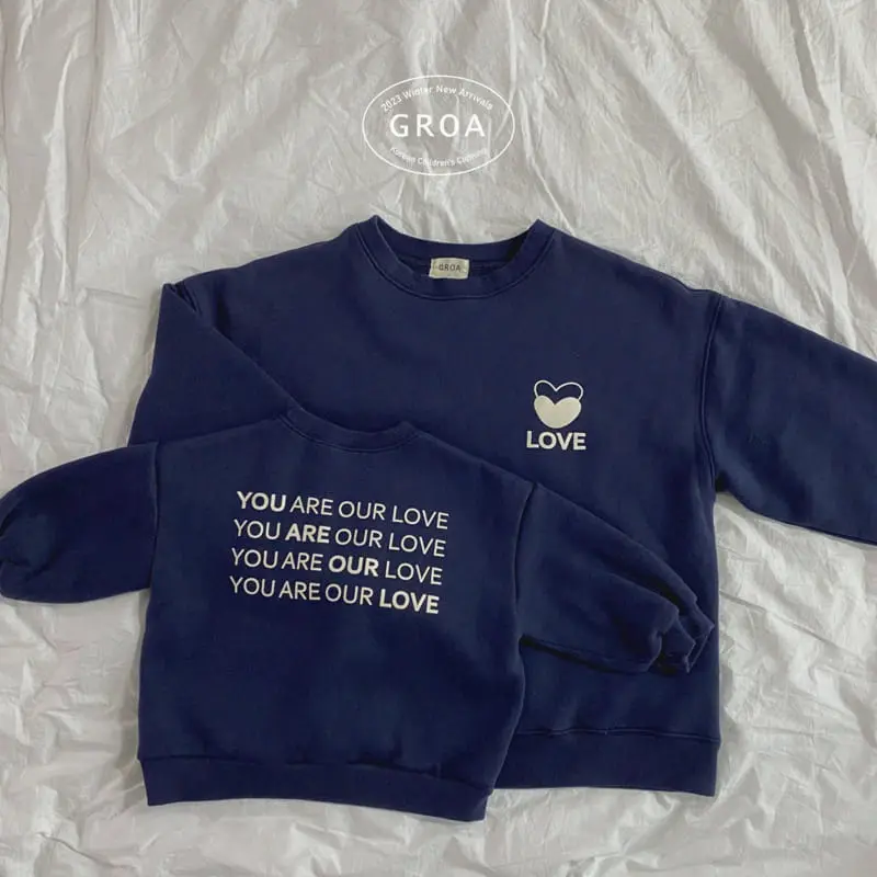 Groa - Korean Children Fashion - #Kfashion4kids - Love Our Sweatshirt Mom - 8