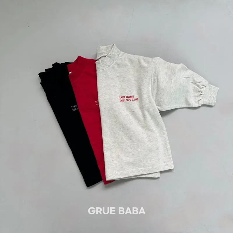 Grue Baba - Korean Children Fashion - #kidsstore - Mid Half Turtleneck Tee