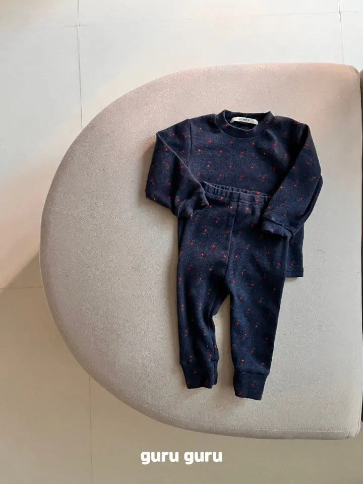 Guru Guru - Korean Baby Fashion - #babyboutique - Mone Top Bottom Set - 2