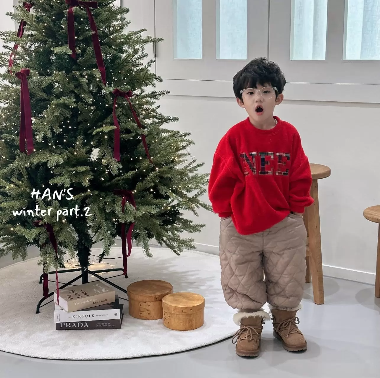 Han's - Korean Children Fashion - #childrensboutique - Check Patch Tee - 8