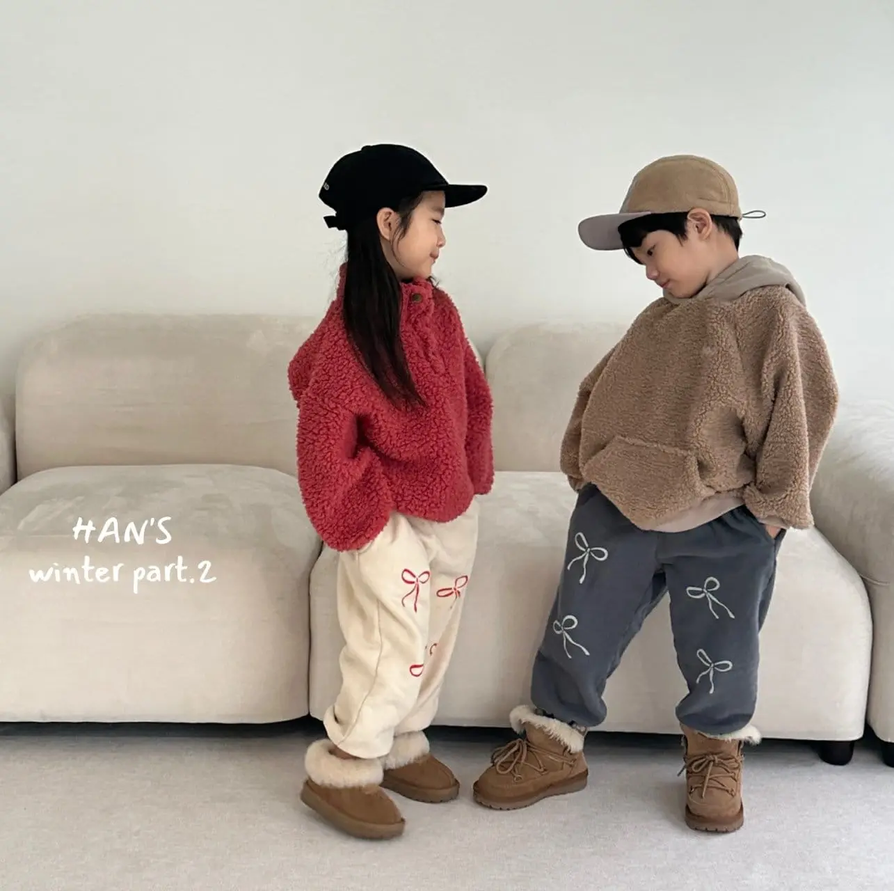 Han's - Korean Children Fashion - #magicofchildhood - Merry Ribbon Pants - 3