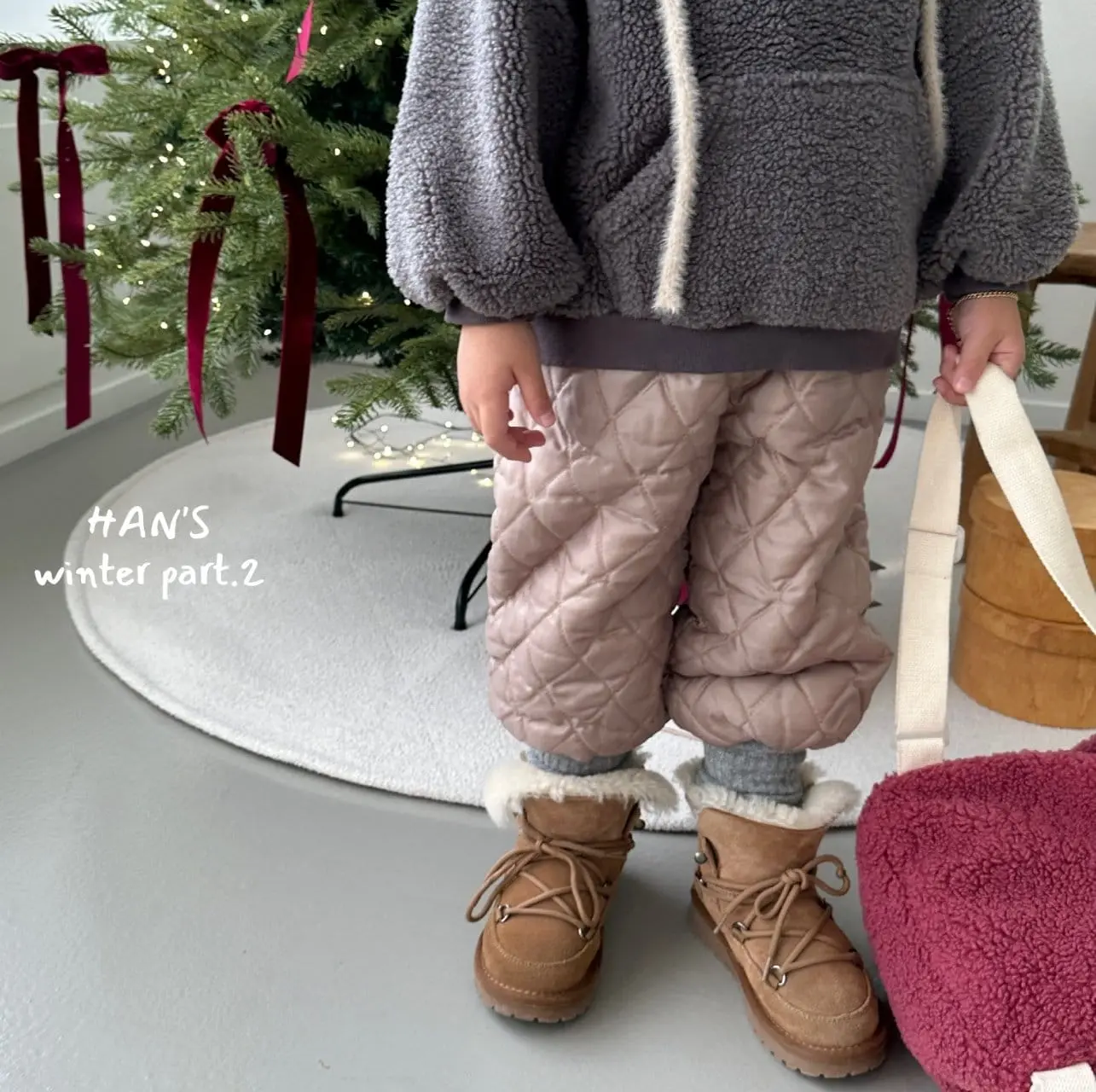 Han's - Korean Children Fashion - #littlefashionista - Tona Quilting Pants - 4