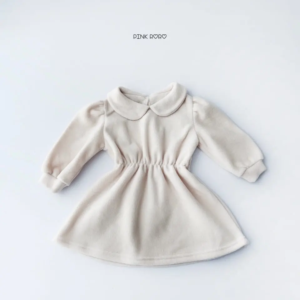 Haro Haro - Korean Children Fashion - #Kfashion4kids - Circle Collar Fleece One-Piece - 9