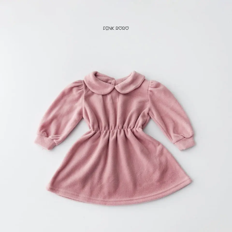 Haro Haro - Korean Children Fashion - #kidsshorts - Circle Collar Fleece One-Piece - 6