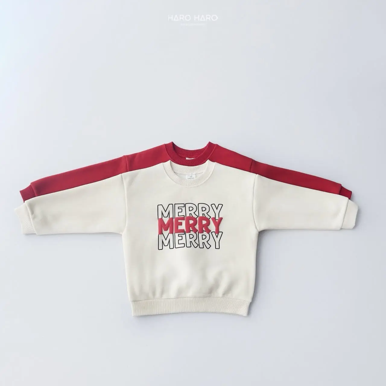 Haro Haro - Korean Children Fashion - #kidzfashiontrend - Merry Merry Sweatshirt With MOM - 7