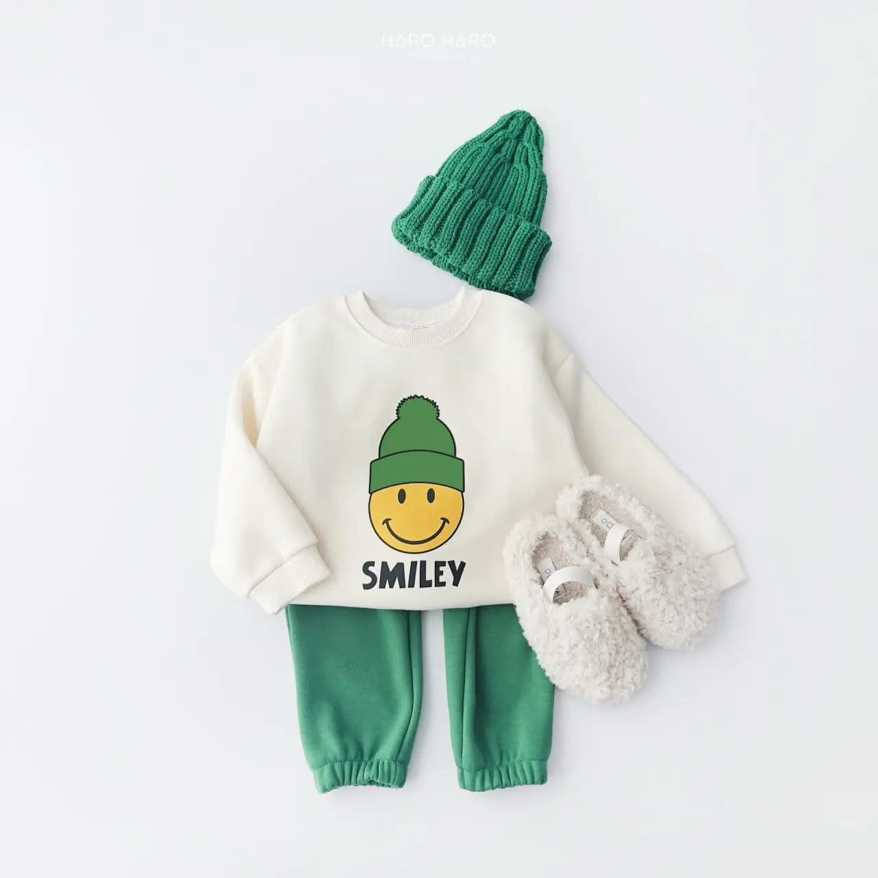 Haro Haro - Korean Children Fashion - #minifashionista - Christmas Mink Jogger Pants - 9