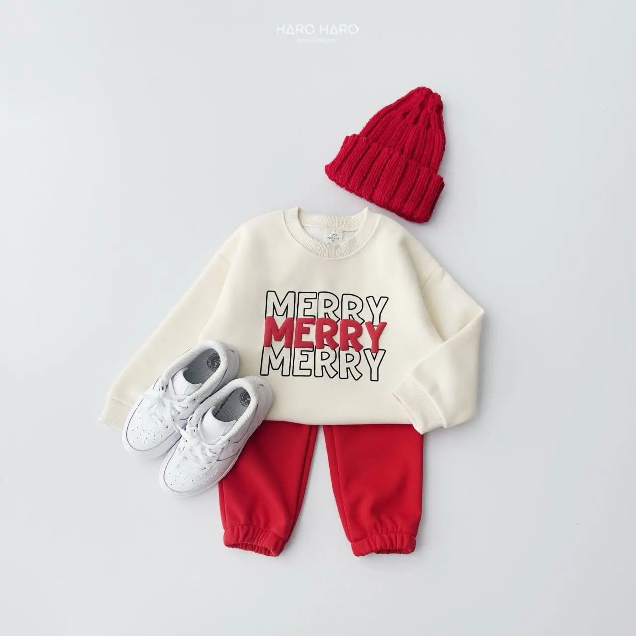 Haro Haro - Korean Children Fashion - #prettylittlegirls - Christmas Mink Jogger Pants - 10