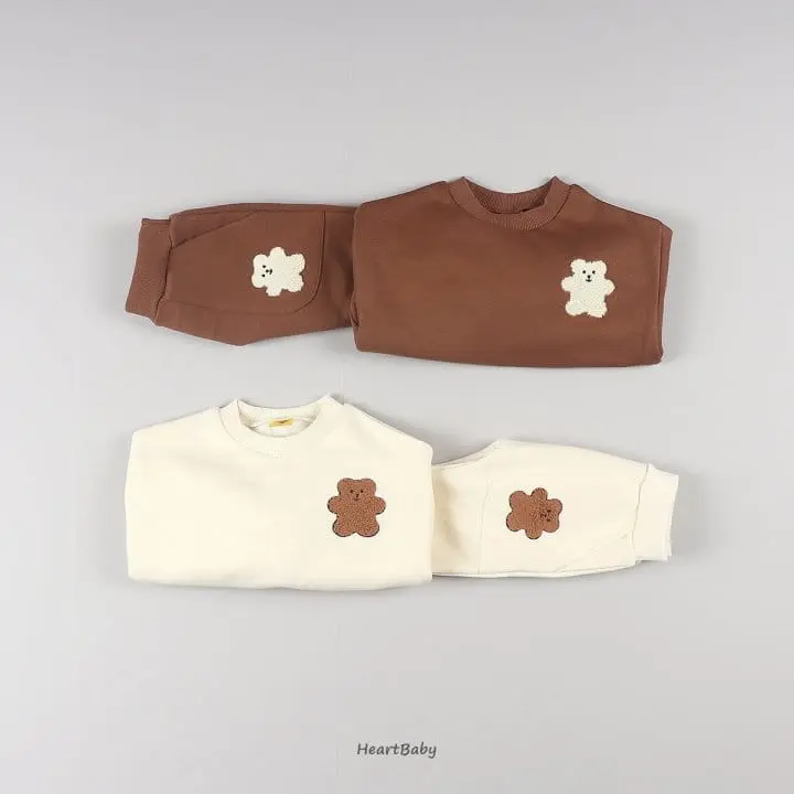 Heart Baby - Korean Children Fashion - #childrensboutique - Gombo Top Bottom Set - 4
