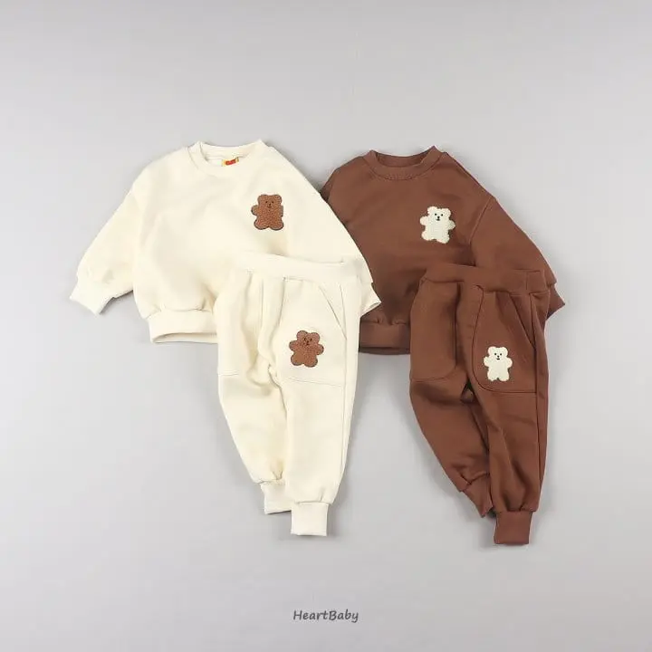 Heart Baby - Korean Children Fashion - #stylishchildhood - Gombo Top Bottom Set