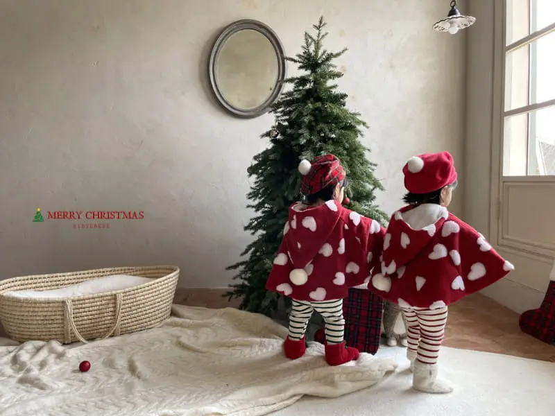 Hi Byebebe - Korean Baby Fashion - #babyboutique - Santa Heat Cape - 7