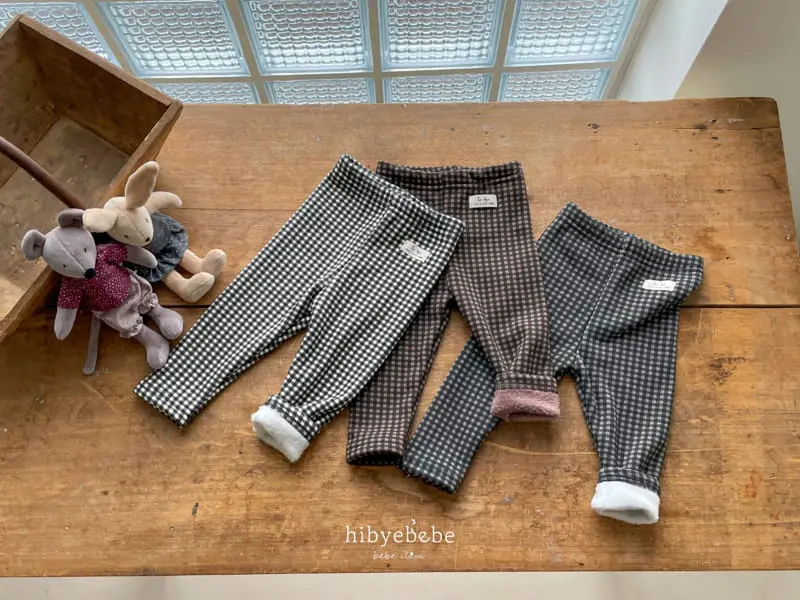 Hi Byebebe - Korean Baby Fashion - #babyboutique - Mi Check Leggings - 2