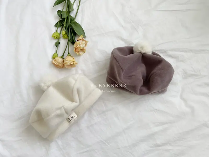 Hi Byebebe - Korean Baby Fashion - #babyboutique - 23 Fleece Bell Beret Hat - 3