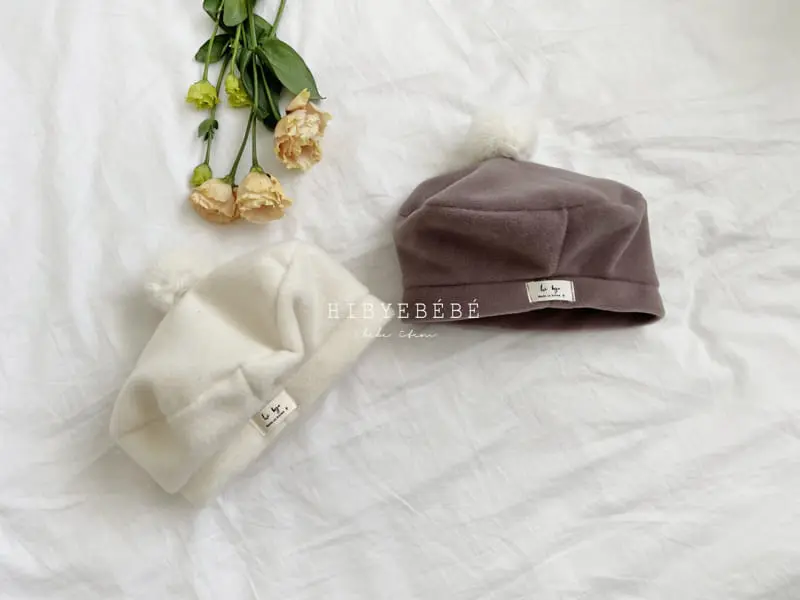 Hi Byebebe - Korean Baby Fashion - #babyboutique - 23 Fleece Bell Beret Hat - 4