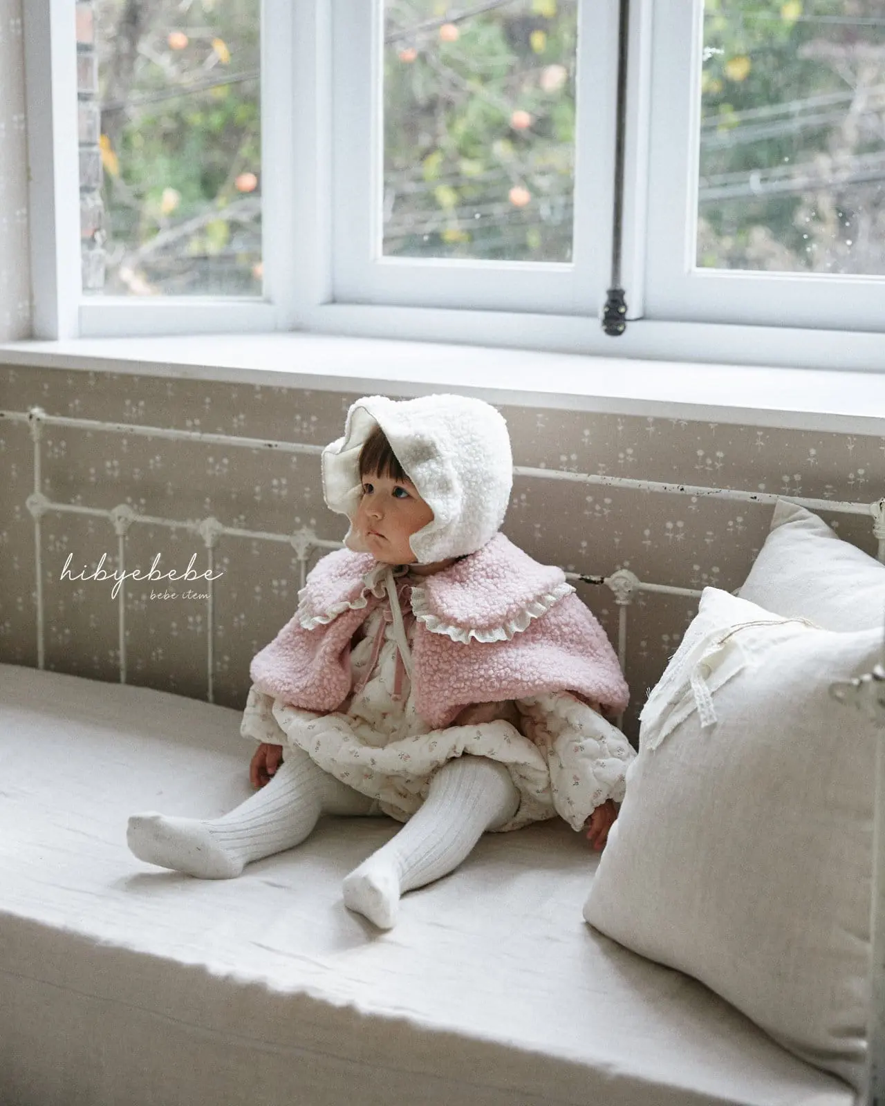 Hi Byebebe - Korean Baby Fashion - #babyboutique - Double Collar Fluffy Cape - 3