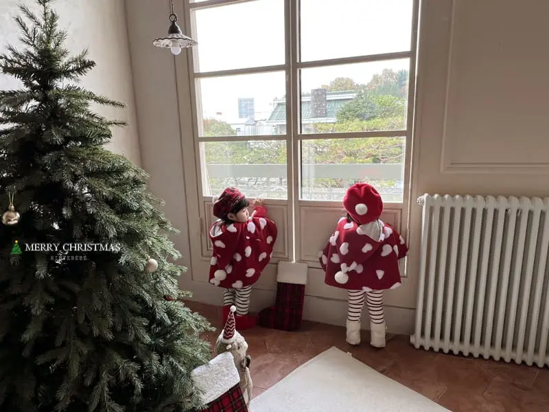 Hi Byebebe - Korean Baby Fashion - #babyboutiqueclothing - Santa Heat Cape - 9