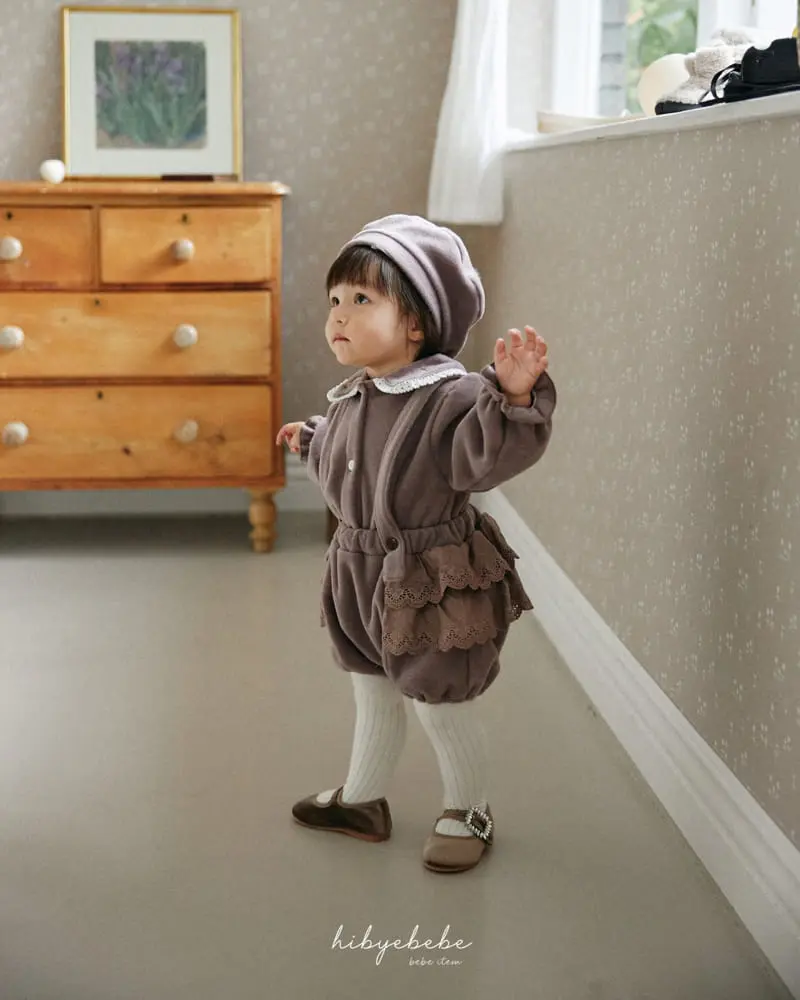 Hi Byebebe - Korean Baby Fashion - #babyboutiqueclothing - Monte Lace Dungarees Bloomer - 8